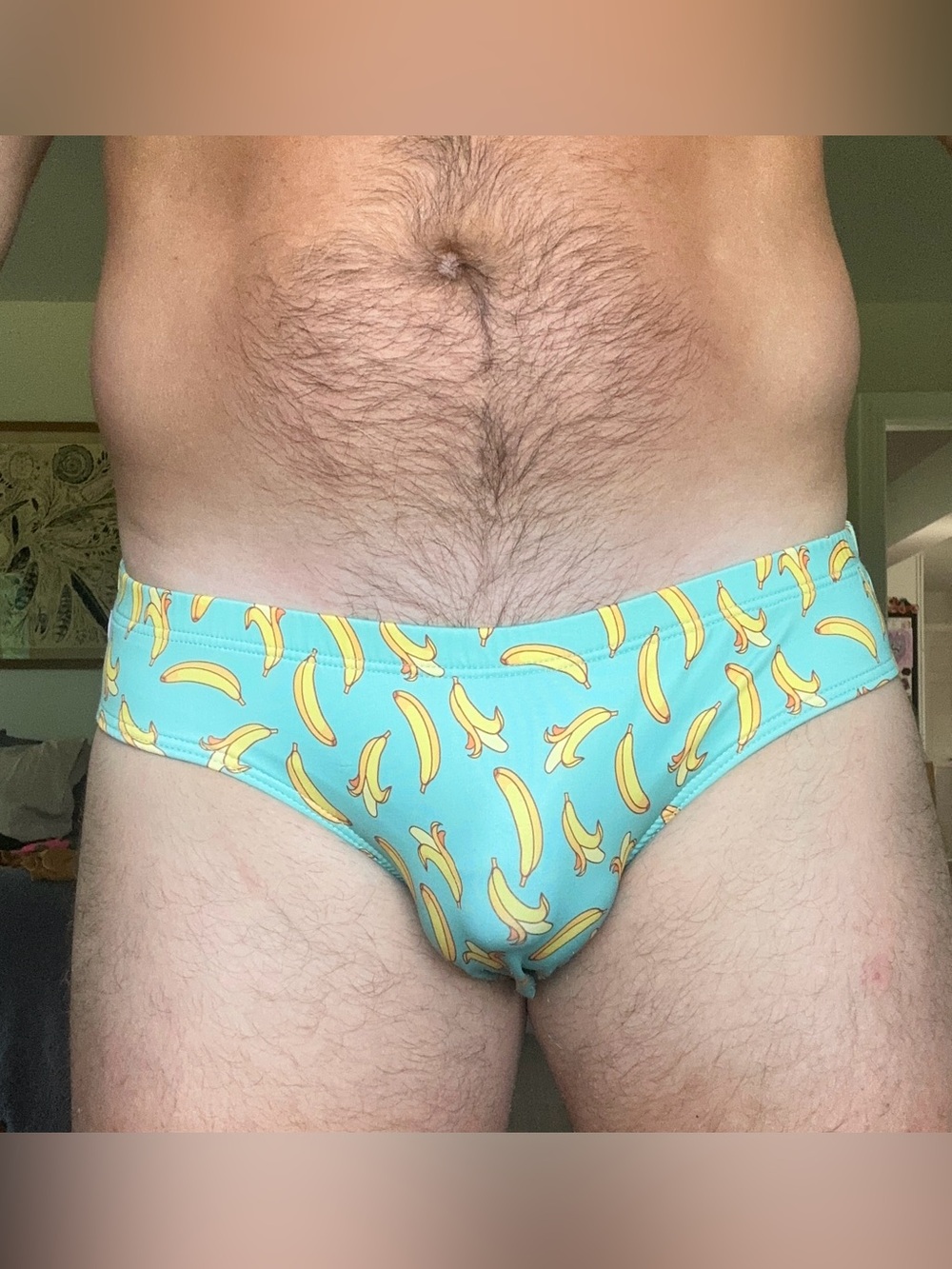 JJ Malibu Banana Swim Brief. Large.
